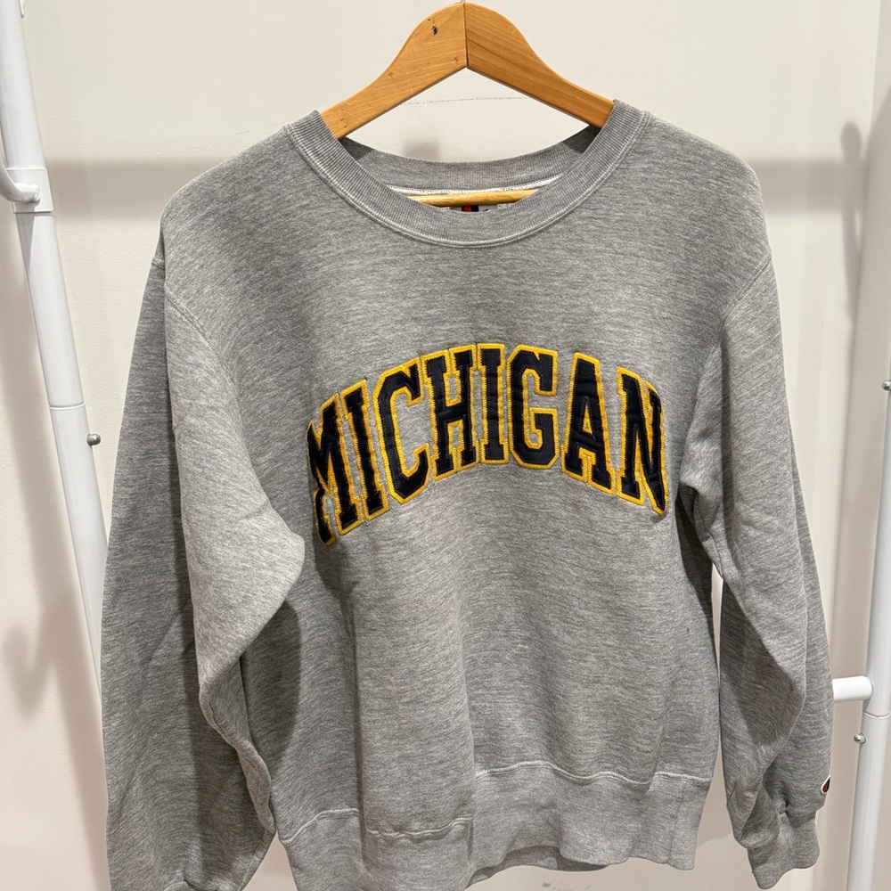 Vintage Champion Reverse Weave 90s Michigan NCAA Final Four College Crew Neck M